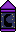 A starry dark purple crayon.