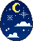 A starry sky egg.
