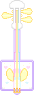 A pastel square guitar.