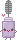 A chibi purple tube of mascara.