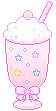 A pastel milkshake.