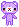 A purple teddy bear.