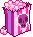 Spooky pink popcorn.