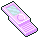 A purple flip phone.