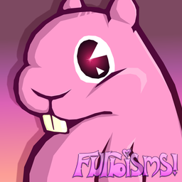 A meepit with an ominous blank expression.